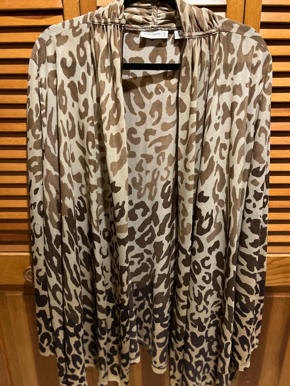 184. WOMENS SUSAN GRAVER 3X DETAIL TOP